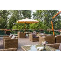  "Капучино" кресло из искусственного ротанга, цвет соломенный, фото 17 