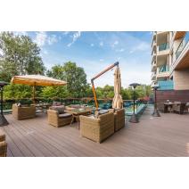  "Капучино" кресло из искусственного ротанга, цвет соломенный, фото 19 