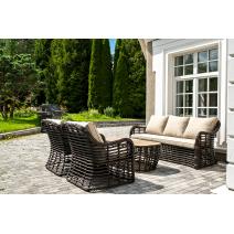  "Ницца" лаунж-зона из искусственного ротанга, цвет бронзовый, фото 5 