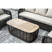  "Ницца" лаунж-зона из искусственного ротанга, цвет бронзовый, фото 13 