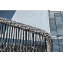  "Канны" лаунж-зона 4-местная плетеная из роупа (веревки), цвет темно-серый, фото 8 