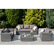  "Капучино" лаунж-зона из искусственного ротанга, цвет графит, фото 2 