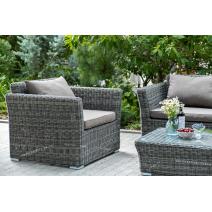  "Капучино" лаунж-зона из искусственного ротанга, цвет графит, фото 8 