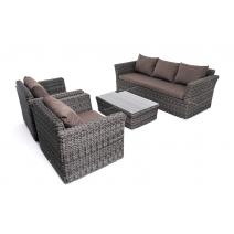  "Капучино" лаунж-зона из искусственного ротанга, цвет графит, фото 21 