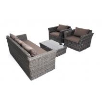  "Капучино" лаунж-зона из искусственного ротанга, цвет графит, фото 22 