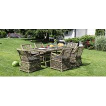  "Латте" обеденная группа плетеная, цвет соломенный, фото 2 