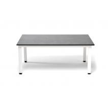  "Канны" журнальный столик из HPL 90х60, H40, каркас белый, цвет столешницы "серый гранит", фото 2 