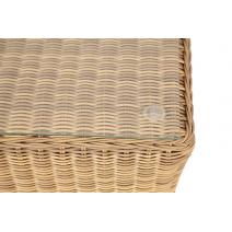  "Капучино" журнальный столик из искусственного ротанга, цвет соломенный, фото 4 