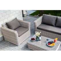  "Капучино Сингл" лаунж-зона из искусственного ротанга, цвет бежевый, фото 2 