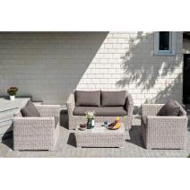  "Капучино Сингл" лаунж-зона из искусственного ротанга, цвет бежевый, фото 6 