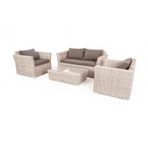  "Капучино Сингл" лаунж-зона из искусственного ротанга, цвет бежевый, фото 12 