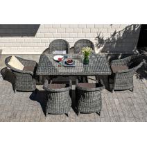  "Эспрессо" обеденная группа плетеная, цвет графит, фото 2 
