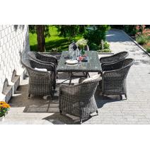  "Эспрессо" обеденная группа плетеная, цвет графит, фото 3 