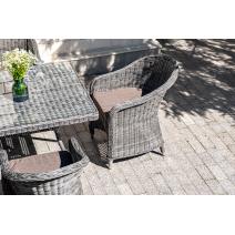  "Эспрессо" обеденная группа плетеная, цвет графит, фото 5 