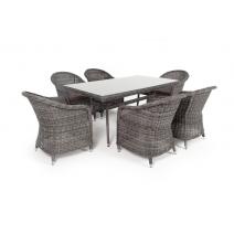  "Эспрессо" обеденная группа плетеная, цвет графит, фото 7 