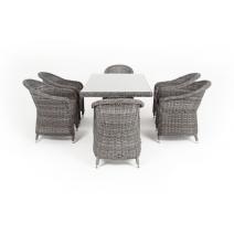  "Эспрессо" обеденная группа плетеная, цвет графит, фото 8 