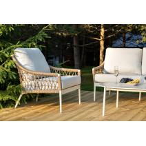  "Венеция" лаунж-зона из искусственного ротанга, цвет соломенный, фото 22 