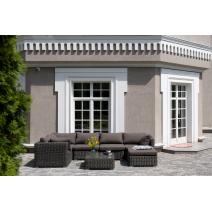  "Лунго" трансформирующаяся лаунж-зона из искусственного ротанга, цвет графит, фото 2 