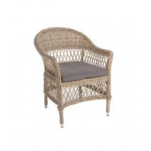  "Сицилия" плетеный стул из искусственного ротанга, цвет соломенный, фото 2 