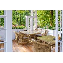  "Сицилия" плетеный стул из искусственного ротанга, цвет соломенный, фото 6 