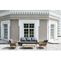  "Прованс" лаунж-зона плетеная из искусственного ротанга, цвет соломенный, фото 3 