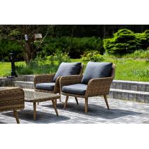  "Прованс" лаунж-зона плетеная из искусственного ротанга, цвет соломенный, фото 7 