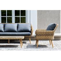  "Прованс" лаунж-зона плетеная из искусственного ротанга, цвет соломенный, фото 9 