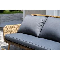  "Прованс" лаунж-зона плетеная из искусственного ротанга, цвет соломенный, фото 13 