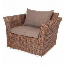  "Капучино" кресло из искусственного ротанга, цвет коричневый, фото 1 