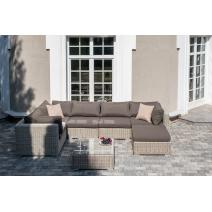  "Лунго" трансформирующаяся лаунж-зона из искусственного ротанга, цвет бежевый, фото 5 