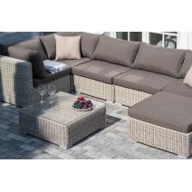  "Лунго" трансформирующаяся лаунж-зона из искусственного ротанга, цвет бежевый, фото 6 