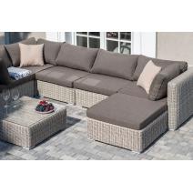  "Лунго" трансформирующаяся лаунж-зона из искусственного ротанга, цвет бежевый, фото 7 