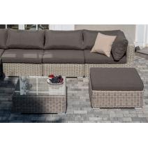  "Лунго" трансформирующаяся лаунж-зона из искусственного ротанга, цвет бежевый, фото 18 