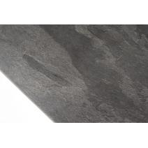  "Каффе" обеденный стол из HPL 140х70см, цвет "серый гранит", подстолье двойное черное, фото 5 