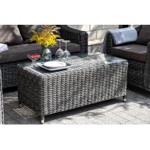  "Кон Панна" столик журнальный из искусственного ротанга, цвет графит, фото 9 