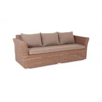  "Капучино" диван из искусственного ротанга трехместный, цвет коричневый, фото 2 