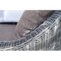  "Кон Панна" диван из искусственного ротанга двухместный, цвет графит, фото 15 