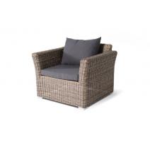  "Капучино Дабл" лаунж-зона из искусственного ротанга, цвет соломенный, фото 5 