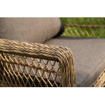  "Гранд Латте" лаунж-зона из искусственного ротанга, цвет соломенный, фото 24 