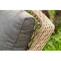  "Гранд Латте" лаунж-зона из искусственного ротанга, цвет соломенный, фото 30 