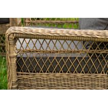  "Гранд Латте" лаунж-зона из искусственного ротанга, цвет соломенный, фото 31 