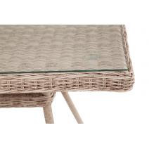  "Латте" плетеный стол из искусственного ротанга 160х90см, цвет бежевый, фото 4 