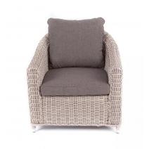  "Кон Панна" кресло из искусственного ротанга, цвет бежевый, фото 2 