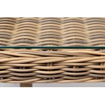  "Латте" плетеный стол из искусственного ротанга 140х80см, цвет соломенный, фото 4 