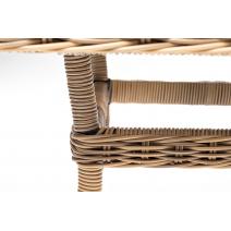  "Латте" плетеный стол из искусственного ротанга 140х80см, цвет соломенный, фото 7 