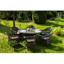  "Эспрессо–150 S" обеденная группа плетеная, цвет графит, фото 6 