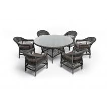  "Эспрессо–150 S" обеденная группа плетеная, цвет графит, фото 19 