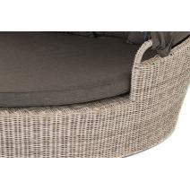  "Стильяно" плетеная кровать круглая, цвет бежевый, фото 3 