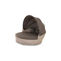  "Стильяно" плетеная кровать круглая, цвет бежевый, фото 4 