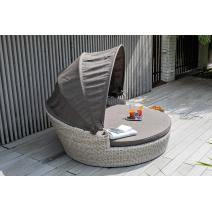  "Стильяно" плетеная кровать круглая, цвет бежевый, фото 12 